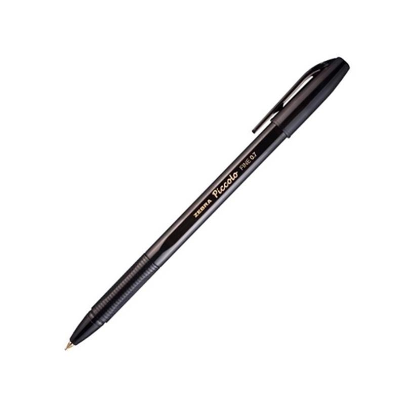 Bút Bi Zebra Piccolo 0.7mm C-BA37-ZA-BK - Mực Đen