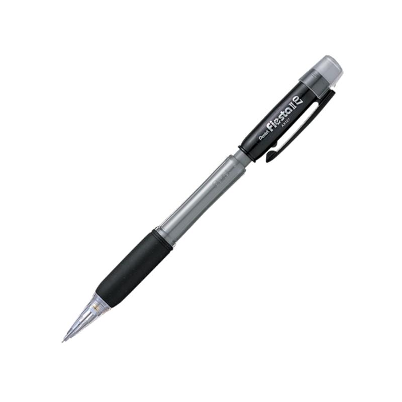 Bút Chì Kim Bấm 0.7mm Có Đệm Cao Su Pentel AX127-A - Màu Đen