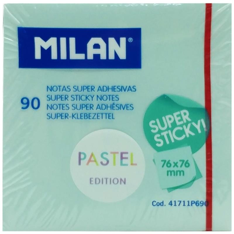 Giấy Note Milan Pastel 90 Tờ 41711P690 - Màu Xanh