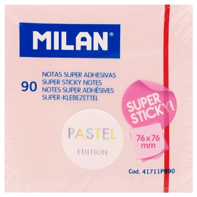 Giấy Note Milan Pastel 90 Tờ 41711P890 - Màu Hồng