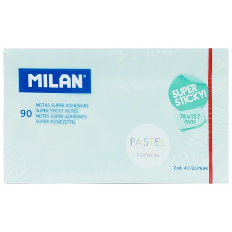 Giấy Note Milan Pastel 90 Tờ 41721P690 - Màu Xanh