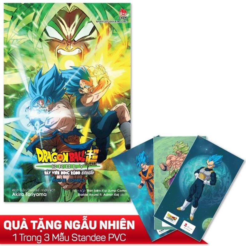 Sách Anime Comics: Dragon Ball Super Broly - Người Saiya Cuồng Nộ - Tặng Kèm Ngẫu Nhiên 1 Trong 3 Mẫu Standee PVC