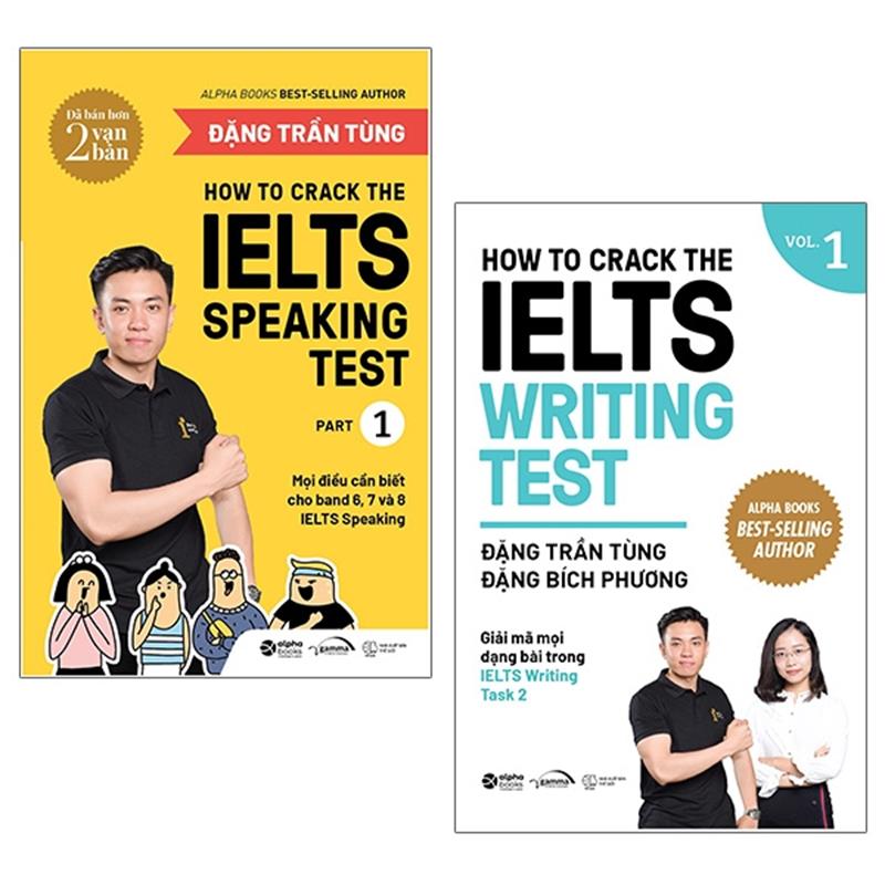 Sách Bộ Sách How To Crack The Ielts Speaking + Writing Test - Vol1 (Bộ 2 Cuốn)