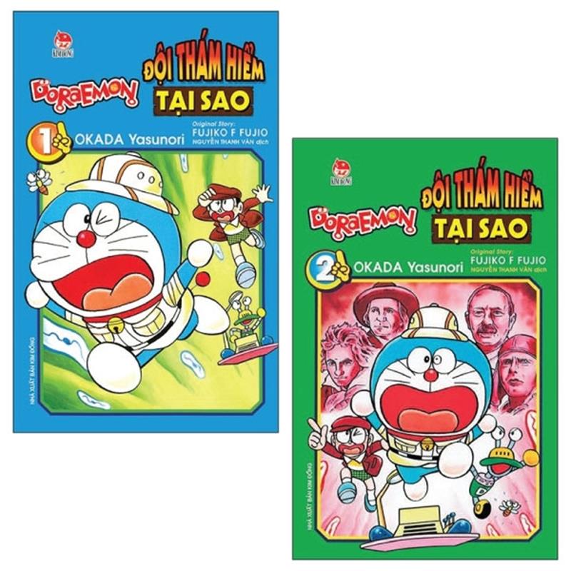 Sách Combo Doraemon - Đội Thám Hiểm Tại Sao: Tập 1 + 2 (Bộ 2 Tập)