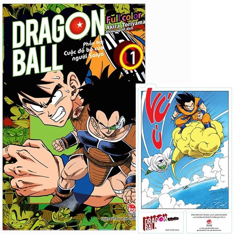 Sách Dragon Ball Full Color - Phần Ba: Cuộc Đổ Bộ Của Người Saiya - Tập 1 - Tặng Kèm Standee PVC