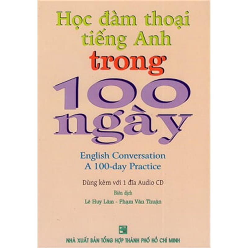 Sách Học Đàm Thoại Tiếng Anh Trong 100 Ngày (Kèm CD)