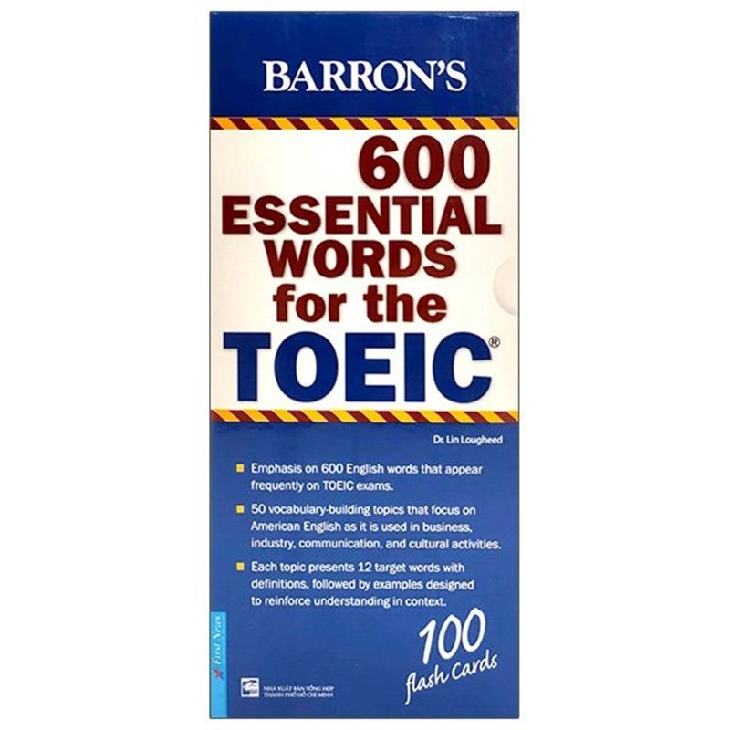 Sách Hộp Flash Cards - 600 Essential Words For The TOEIC