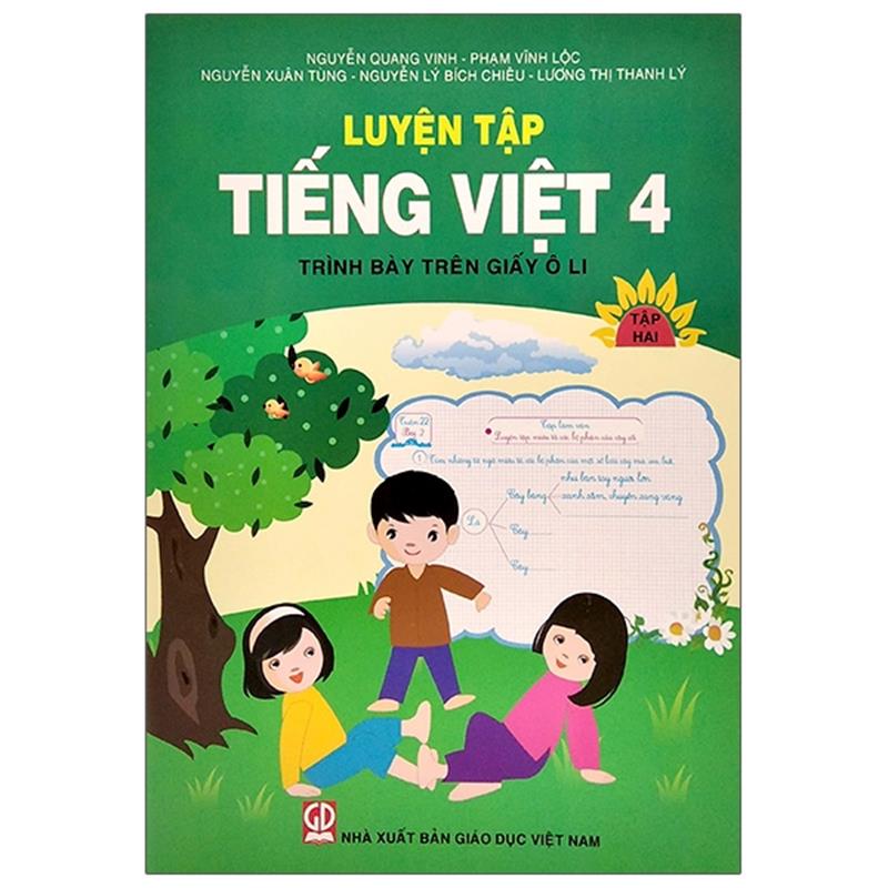 Sách Luyện Tập Tiếng Việt 4 - Tập 2 (Trình Bày Trên Giấy Ôli) (2020)
