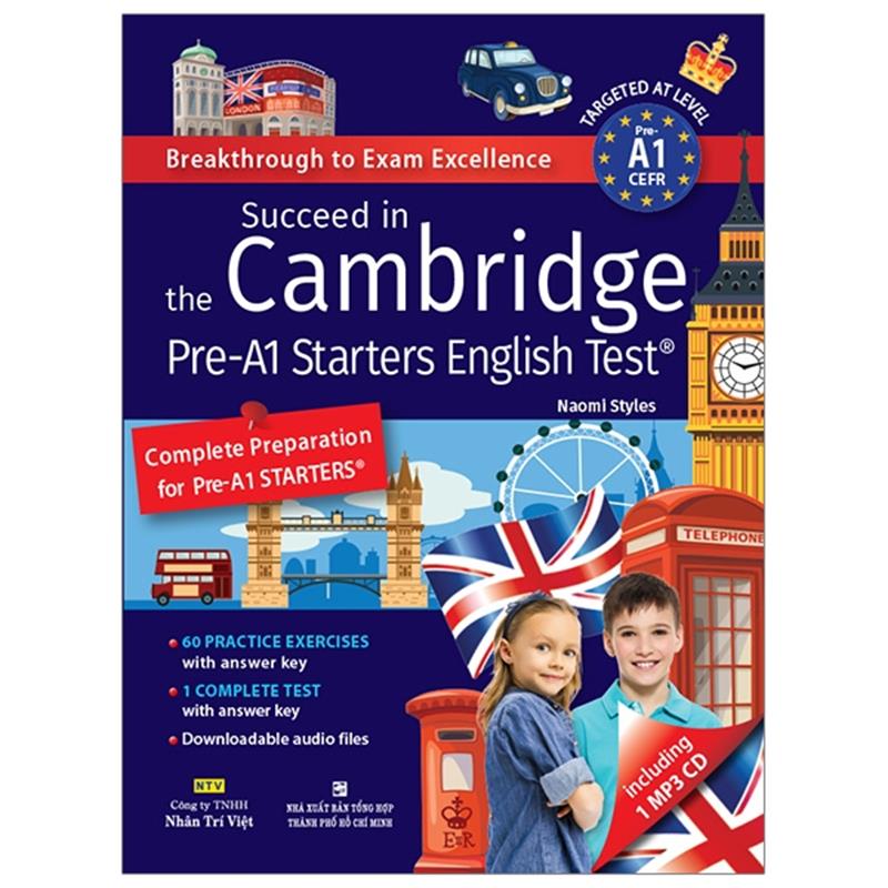 Sách Succeed In The Cambridge Pre-A1 Starters English Test (Kèm Cd)