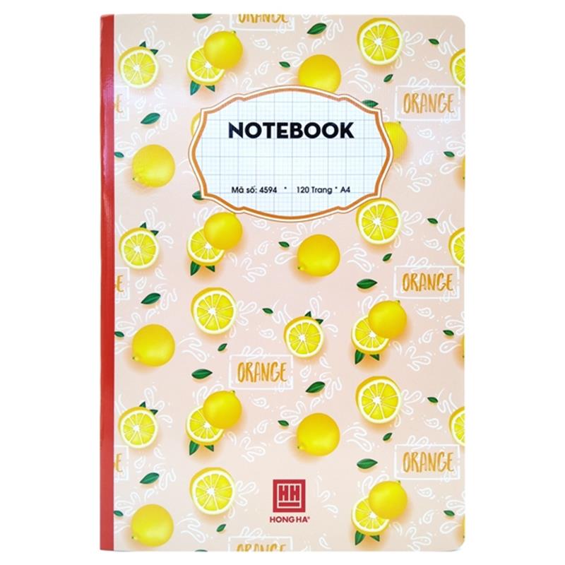 Sổ Notebook Hồng Hà Ô Ly 120 Trang A4 4594