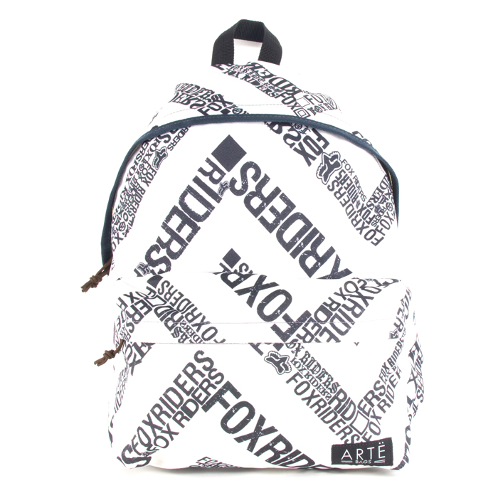 Ba lô Arte School bag - Chữ trắng đen - 150000291P00