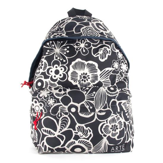 Ba lô Arte School bag - Hoa đen trắng - 150000110P00
