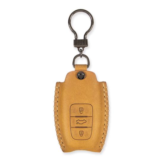 Bao da chìa khóa Eblouir xe AUDI màu vàng EK001-AUDI01-Yellow