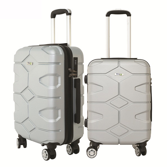Bộ 2 vali chống trộm Trip PC912SET2B 50+60cm Bạc