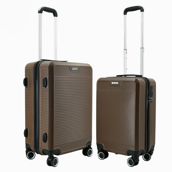Bộ 2 vali kéo TRIP P808 size 20+22inch màu nâu