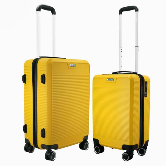 Bộ 2 vali kéo TRIP P808 size 20+22inch màu vàng