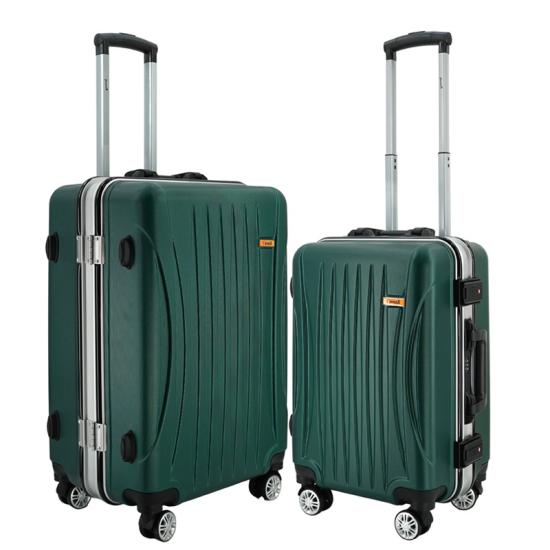 Bộ 2 vali khung nhôm IMMAX A15 size 20+24inch xanh rêu