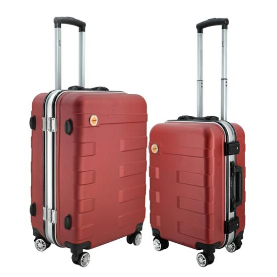 Bộ 2 vali khung nhôm IMMAX A16 size 20+24inch màu đỏ