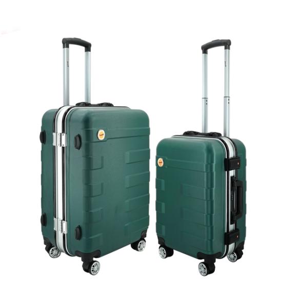 Bộ 2 vali khung nhôm IMMAX A16 size 20+24inch xanh rêu
