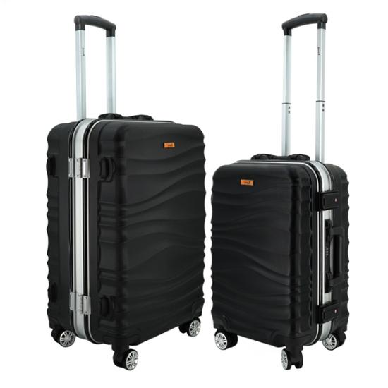 Bộ 2 vali khung nhôm IMMAX A17 size 20+24inch màu đen