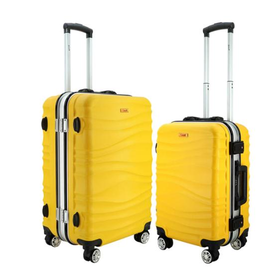 Bộ 2 vali khung nhôm IMMAX A17 size 20+24inch màu vàng
