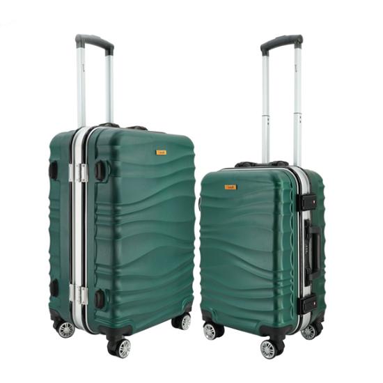Bộ 2 vali khung nhôm IMMAX A17 size 20+24inch xanh rêu