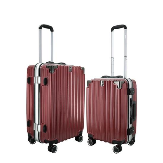 Bộ 2 vali khung nhôm IMMAX A18 size 20+24inch màu đỏ