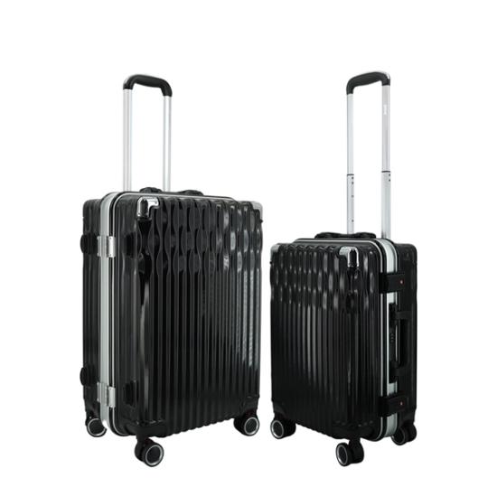 Bộ 2 vali khung nhôm IMMAX A19 size 20+24inch màu đen