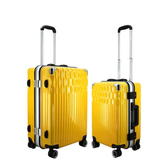Bộ 2 vali khung nhôm IMMAX A19 size 20+24inch màu vàng