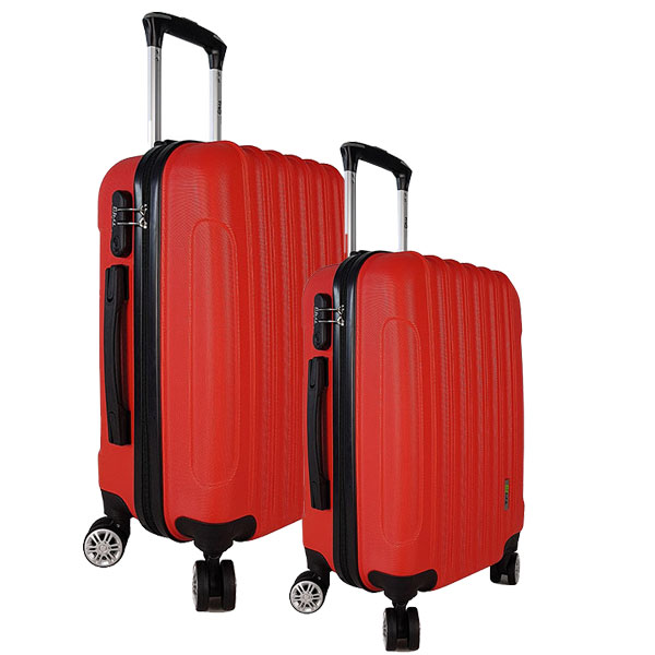 Bộ 2 vali nhựa TRIP P603 Size 50+60cm (20+24inch) Đỏ