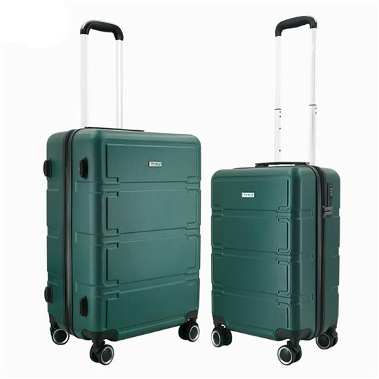 Bộ 2 vali nhựa TRIP size 20+24inch xanh rêu P806BO2XR
