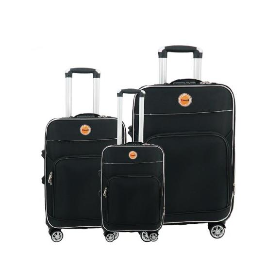 Bộ 3 vali vải kéo IMMAX i005 size 20+24+28inch Đen