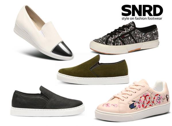 Bộ sưu tập giày thời trang Unisex SNRD Hàn Quốc