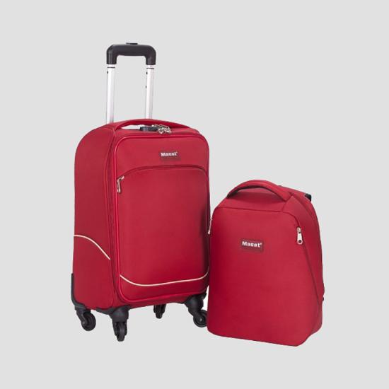 Bộ Vali du lịch Macat đa năng kèm balo laptop AC19T Đỏ