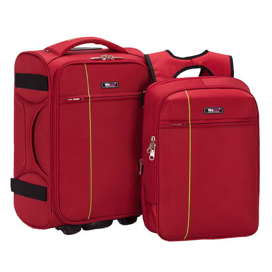 Bộ Vali du lịch Macat đa năng kèm balo laptop V8T - Đỏ