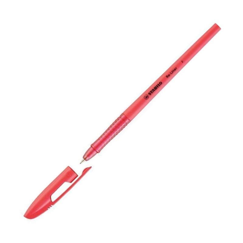 Bút Bi Nắp Stabilo BP868F-RD 1-400.7mm-Đỏ
