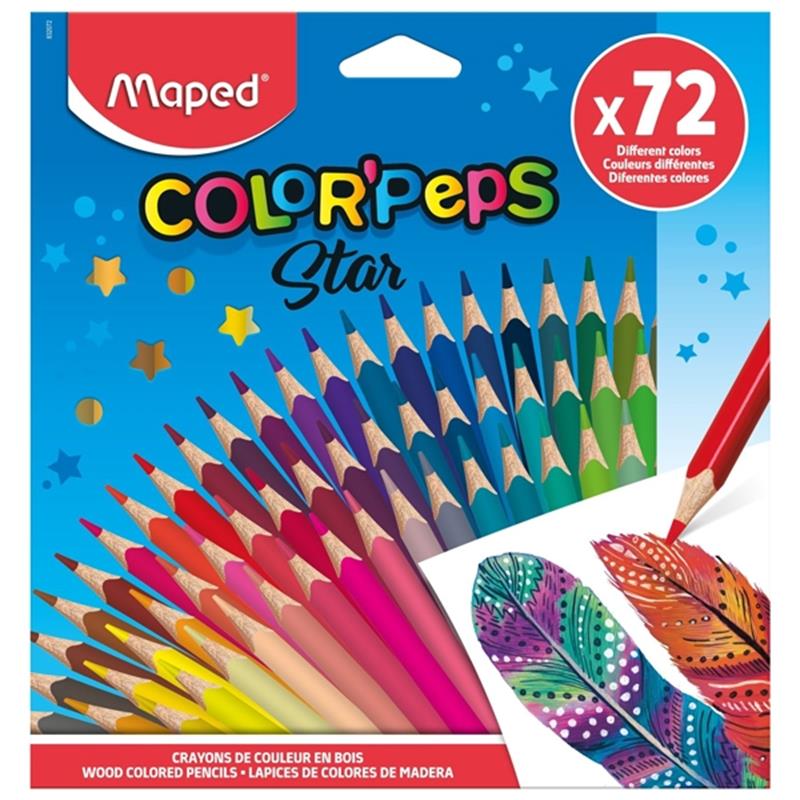 Chì Màu Maped Color'Peps Star 72 Màu 832072