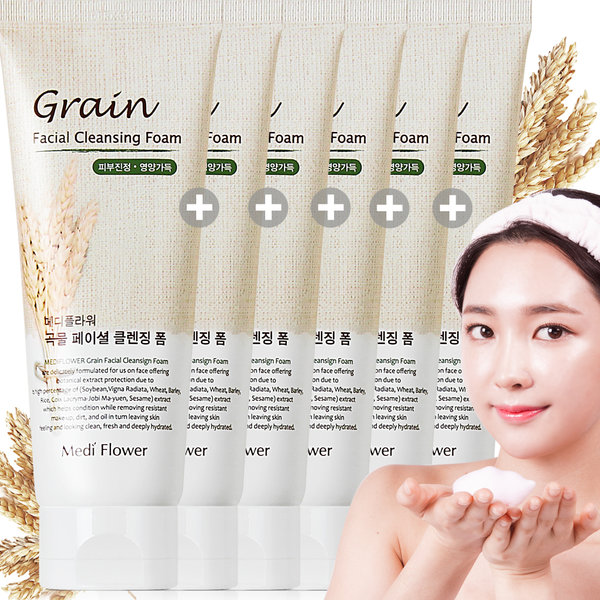 Combo 6 tuýp sữa rửa mặt ngũ cốc Grain Facial Cleansing Foam 150ml