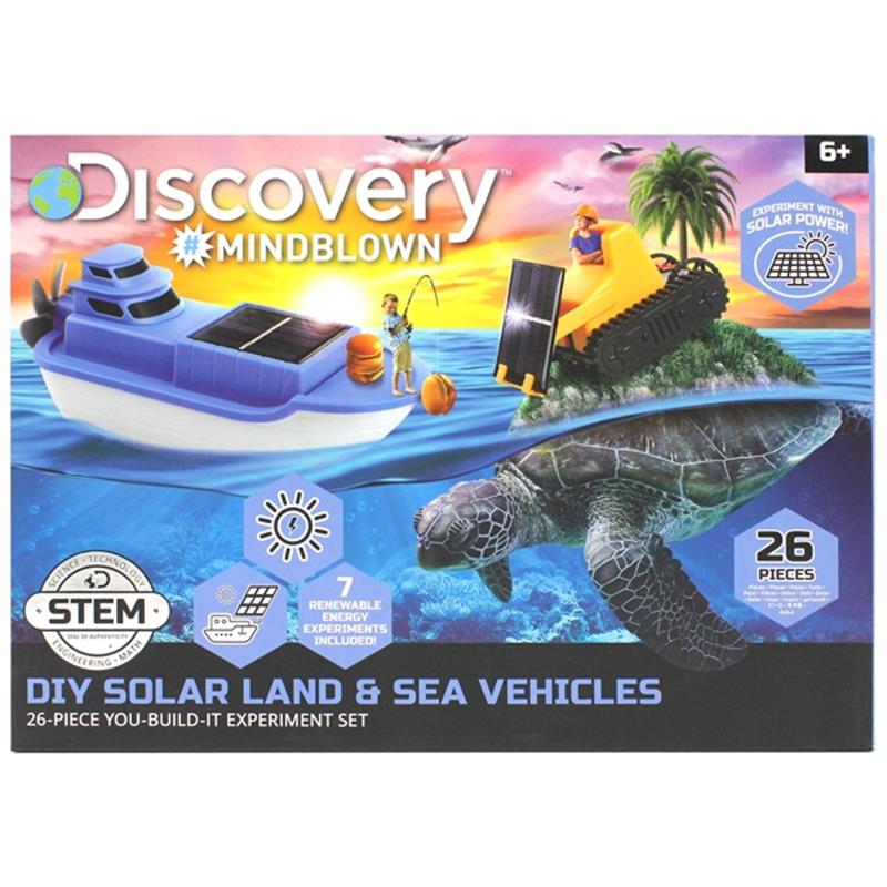 Đồ Chơi Giáo Dục STEM 1423001071 - DIY Solar Land & Sea Vehicles -  Lắp Ráp Xe Và Thuyền Chạy Bằng Năng Lượng Mặt Trời