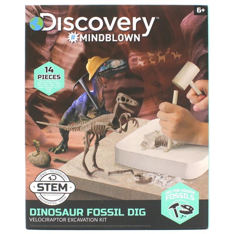 Đồ Chơi Giáo Dục STEM 1423004881 - Dinosaur Fossil Dig - Bộ Khảo Cổ Truy Tìm Xương Khủng Long Velociraptor