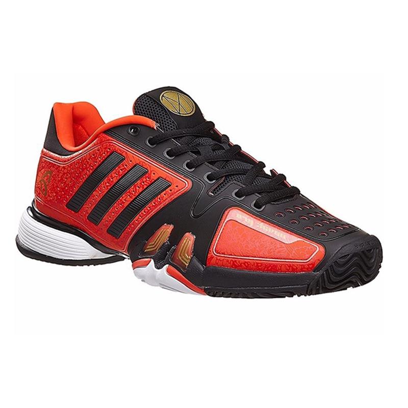 Giày Adidas nam Barricade 7 Novak Pro CNY - Đen phối đỏ - BY2682