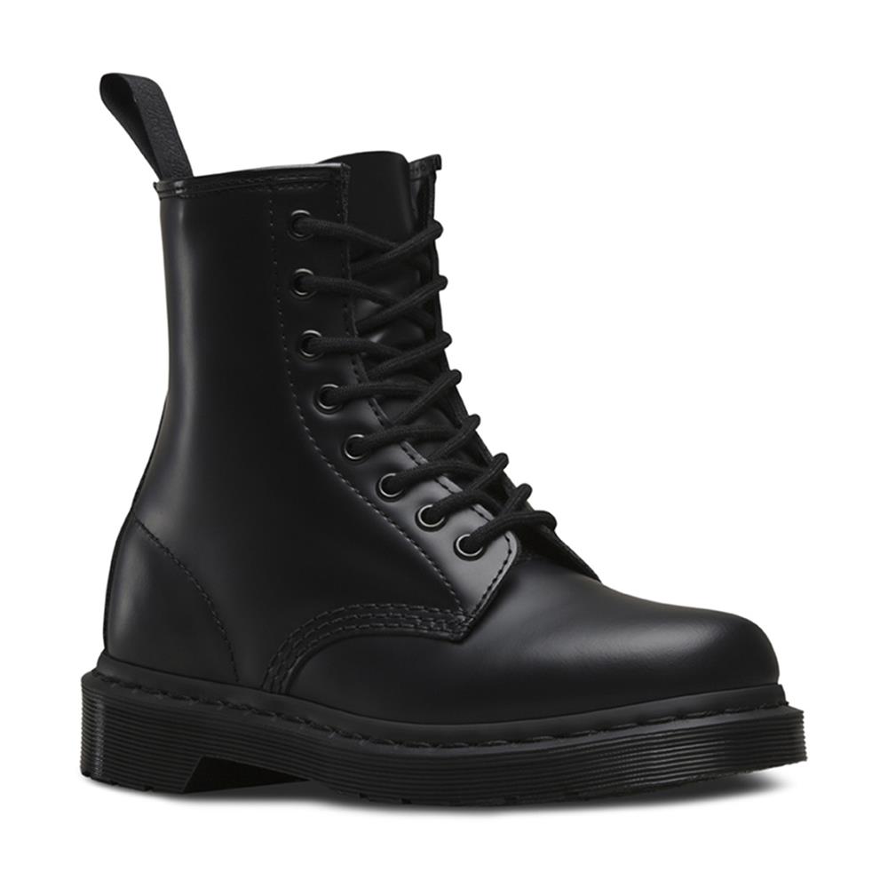 Giày boot unisex cổ cao Dr.Martens 1460 MONO_BLACK_F15