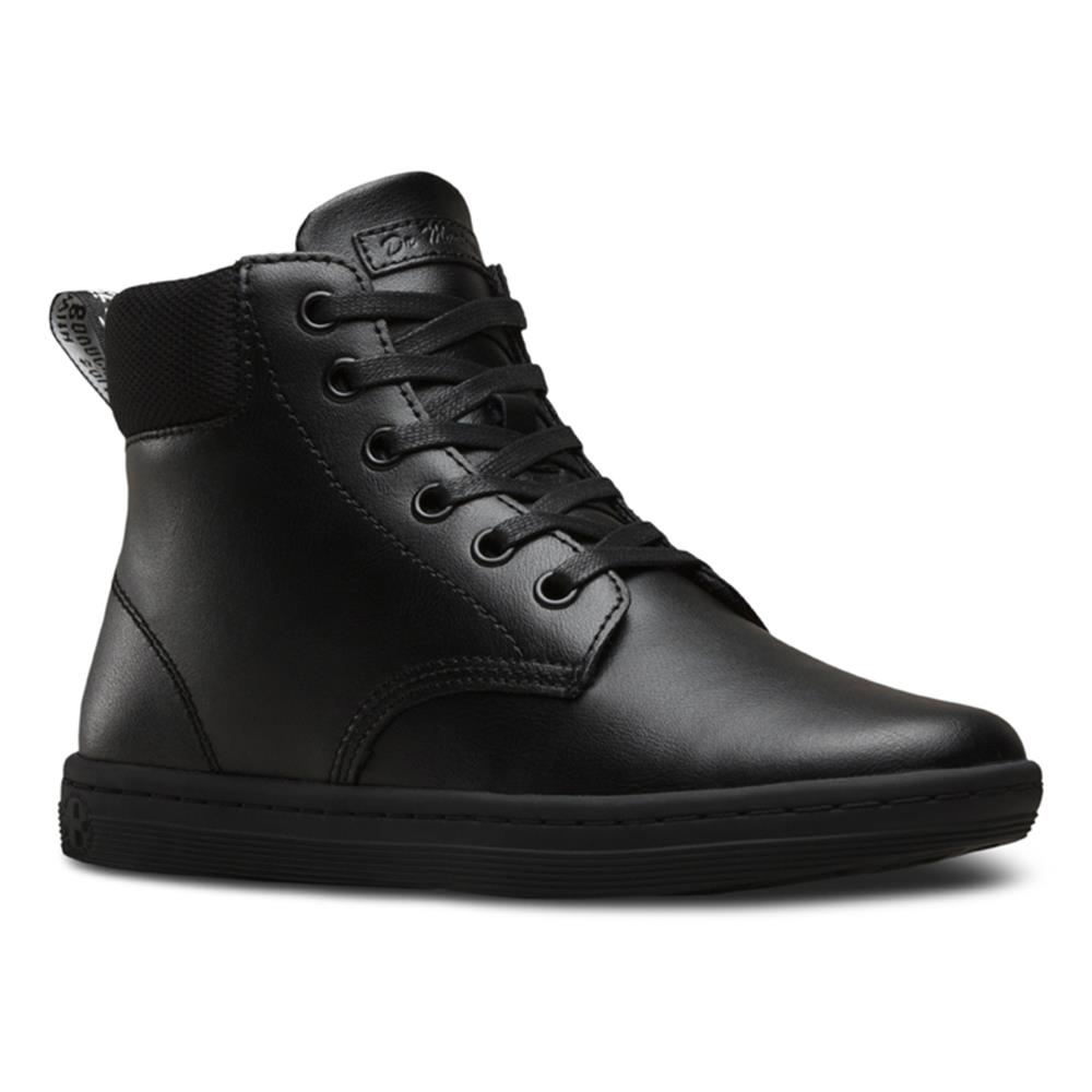 Giày boot unisex Maelly cổ thấp Dr.Martens 3K14_BLACK_F16
