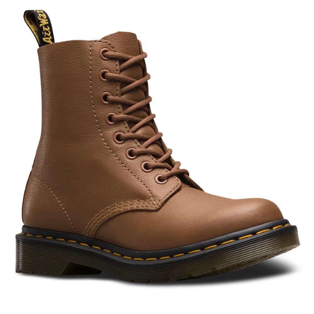 Giày boot Unisex Pascal cổ cao Dr.Martens 1F66_TAN_F16