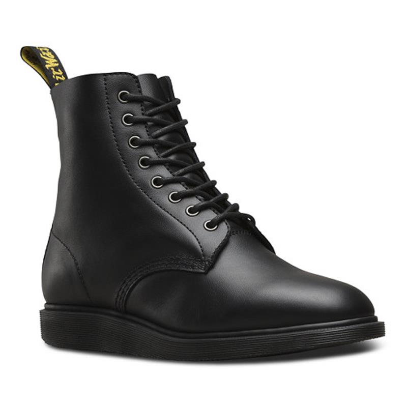 Giày boot Whiton cao cổ unisex Dr.Martens AA64_BLACK.1_F16