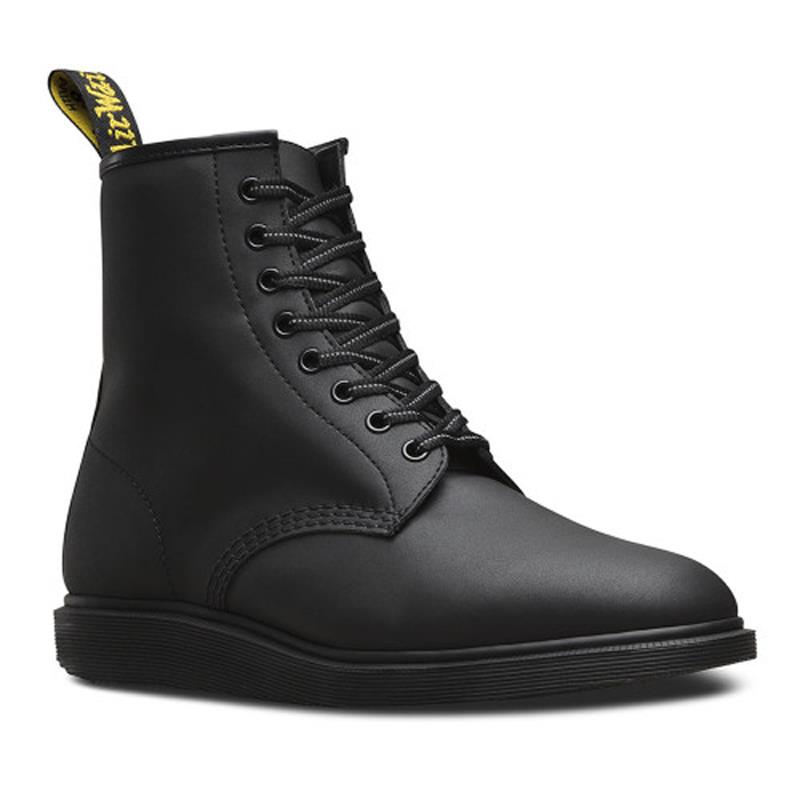 Giày boot Whiton cao cổ unisex Dr.Martens AA64_BLACK_F16