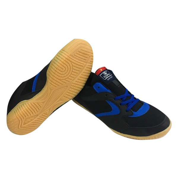 Giày cầu lông Unisex Chí Phèo đen phối xanh bích CLCP - 005