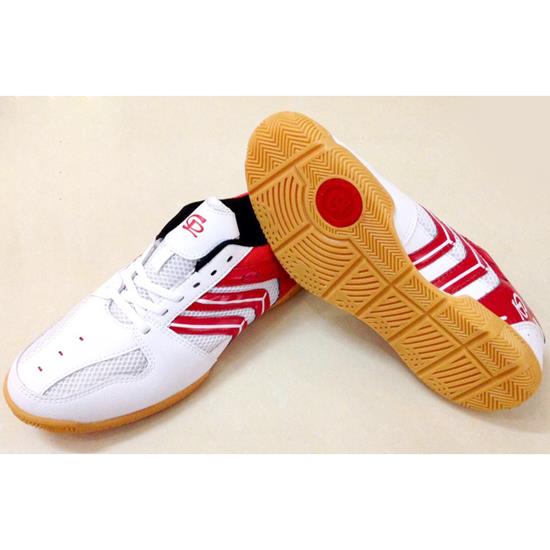 Giày cầu lông Unisex Chí Phèo màu trắng phối đỏ - CLCP - 035