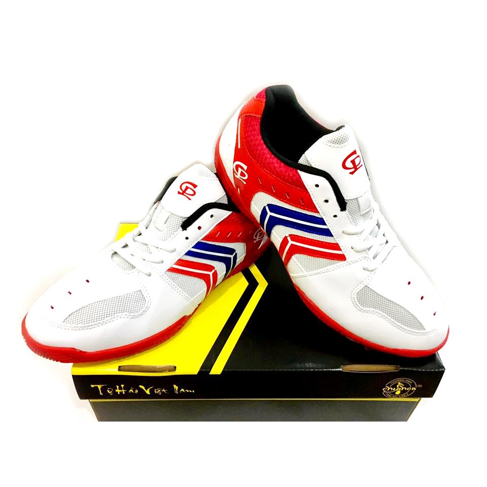 Giày cthể thao Unisex thời trang Chí Phèo (Trắng phối đỏ) - CLCP - 035