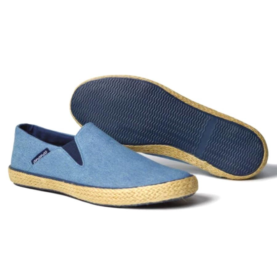 Giày lười thể thao nam Ananas màu xanh biển - A20162